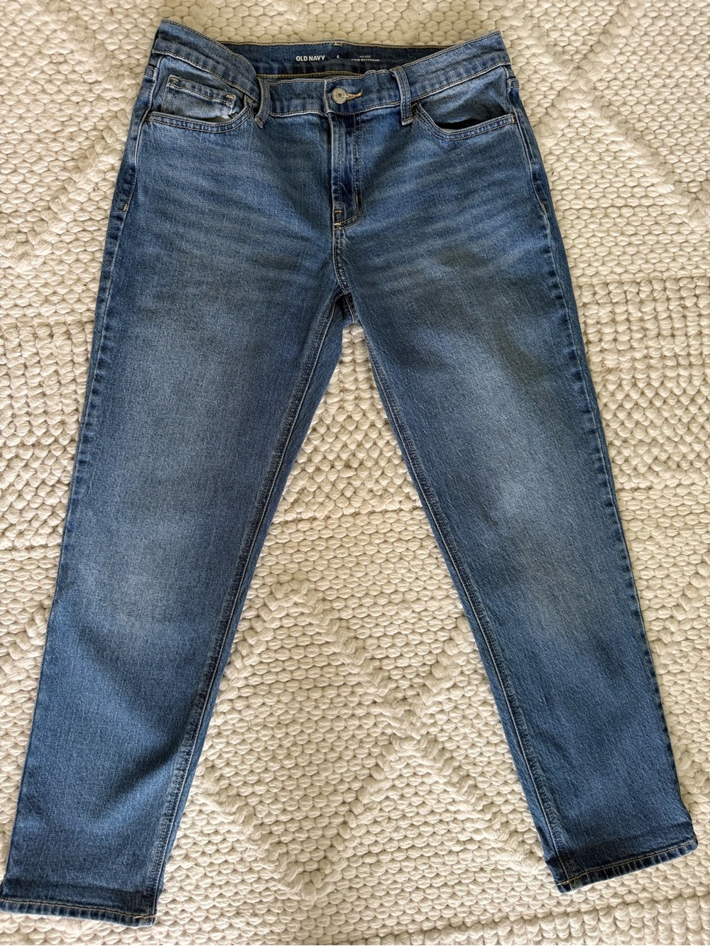 Old Navy Women’s Wow Boyfriend Jeans - Light Blue Wash